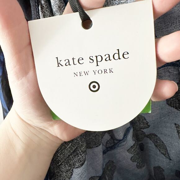Kate Spade New York X Target One Shoulder Blue Black Jumpsuit Women's Size 16‎ - Picture 6 of 15